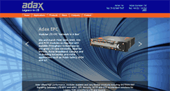 Desktop Screenshot of adax.com