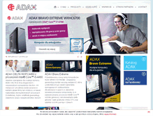 Tablet Screenshot of adax.pl